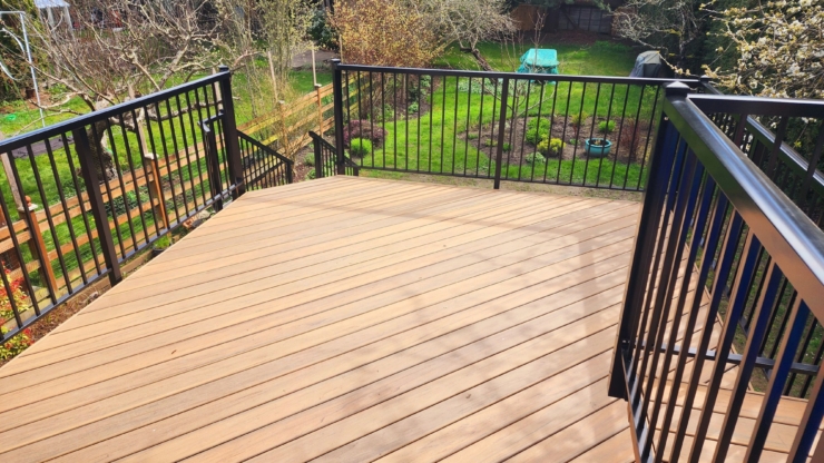 A Timbertech composite deck
